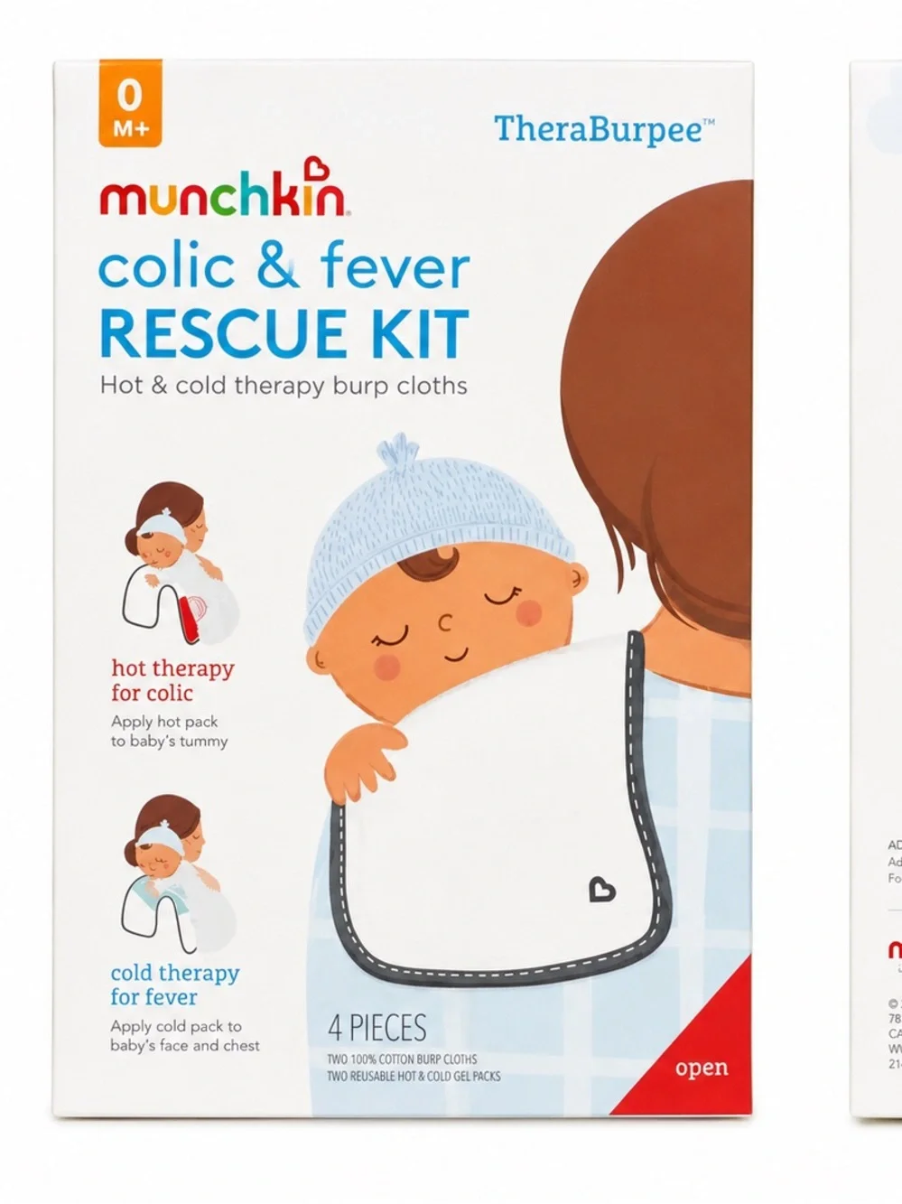 Munchkin TheraBurpee Baby Hot & Cold Therapy Kit - 4 Piece Set